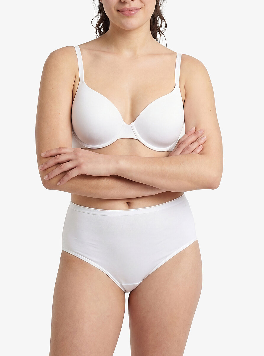3 Pack Maxi Panty Essential 1577 - White - Blackspade