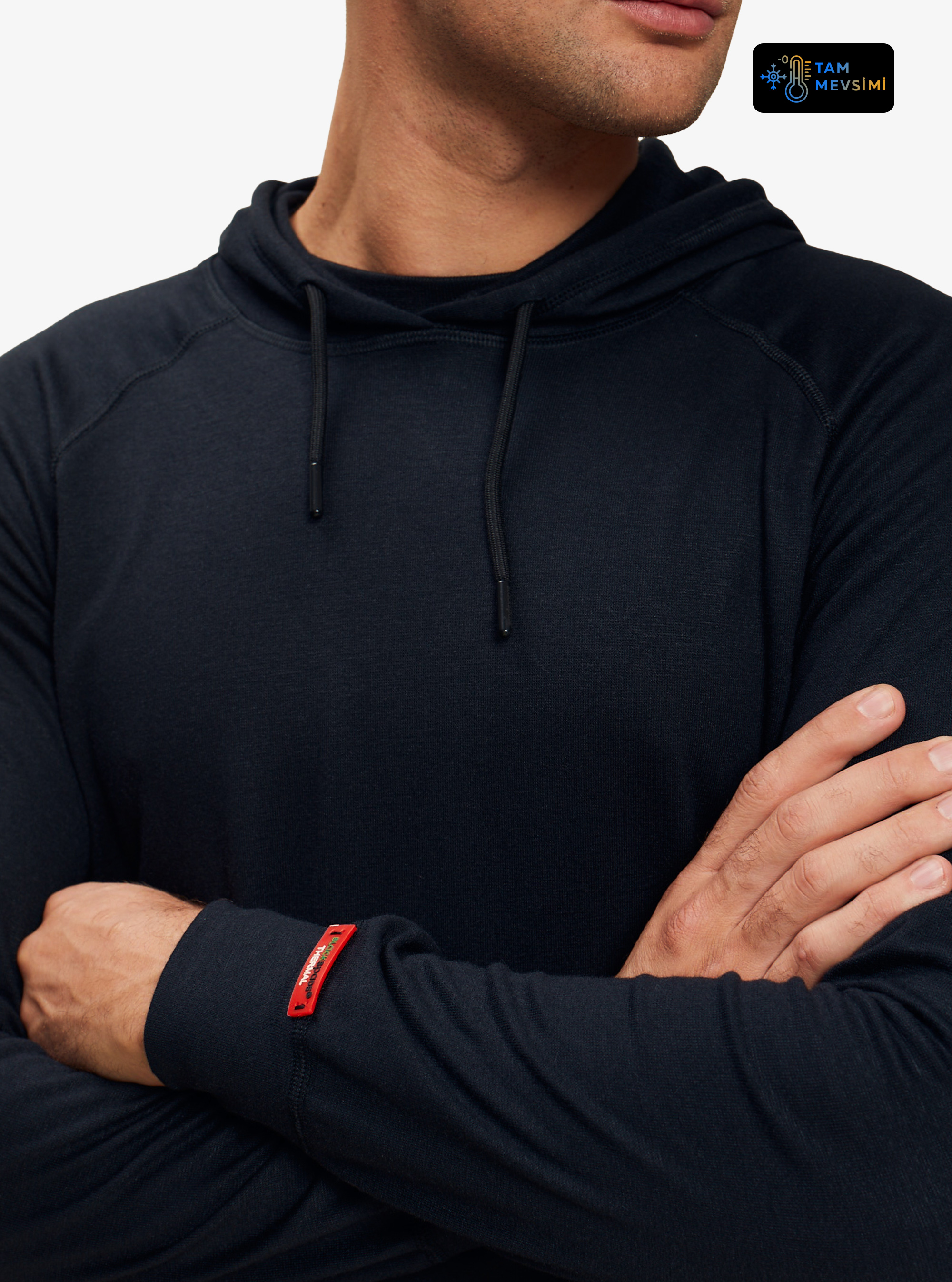 Erkek Termal Sweatshirt 2. Seviye 7468 - Siyah - Blackspade (1)