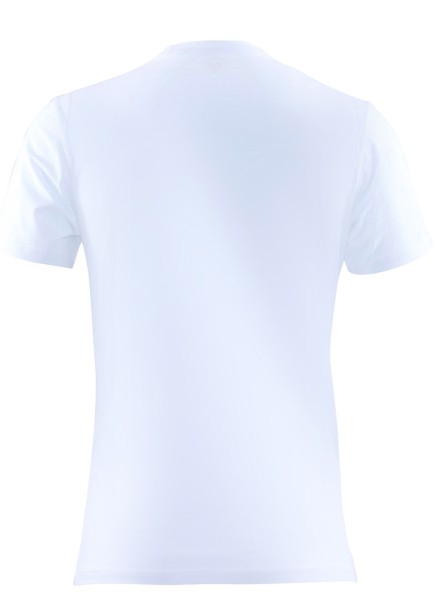 Erkek Bisiklet Yaka T-Shirt Aura 9506 - Beyaz - 3