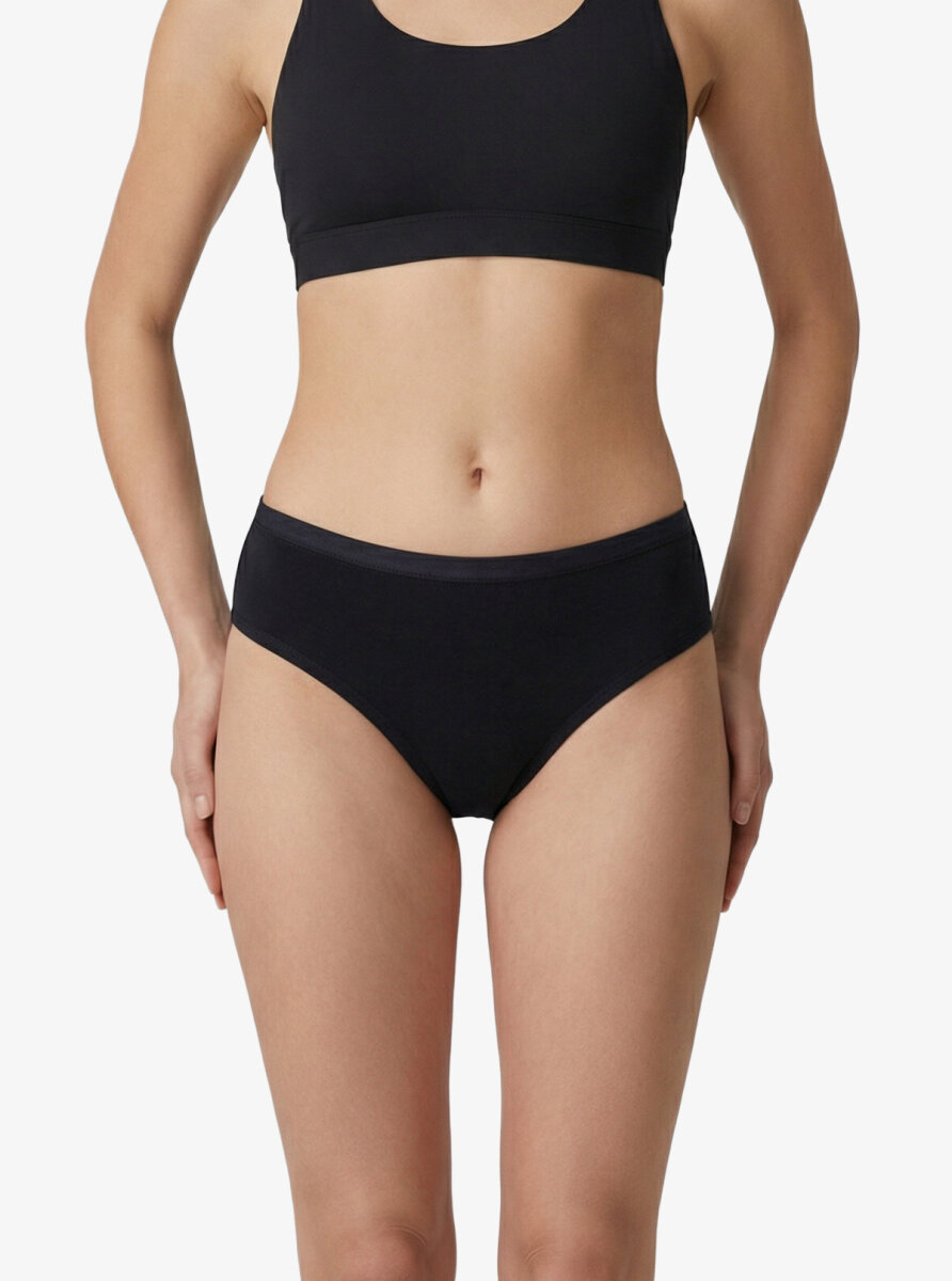 Kadın Slip Aura Satin 1400 - Siyah - 1