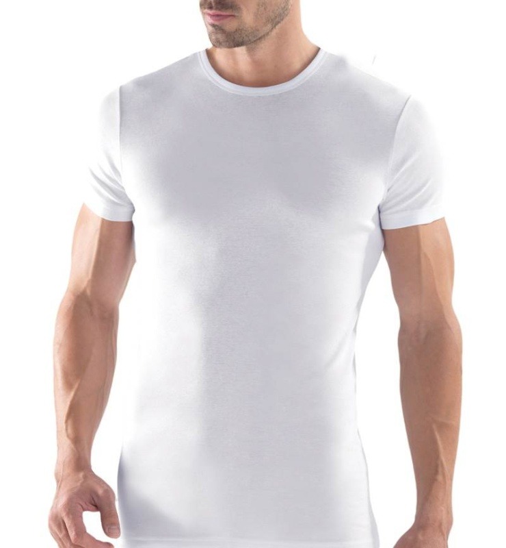 Classic Rib Erkek T-Shirt 9357 - Beyaz - 1