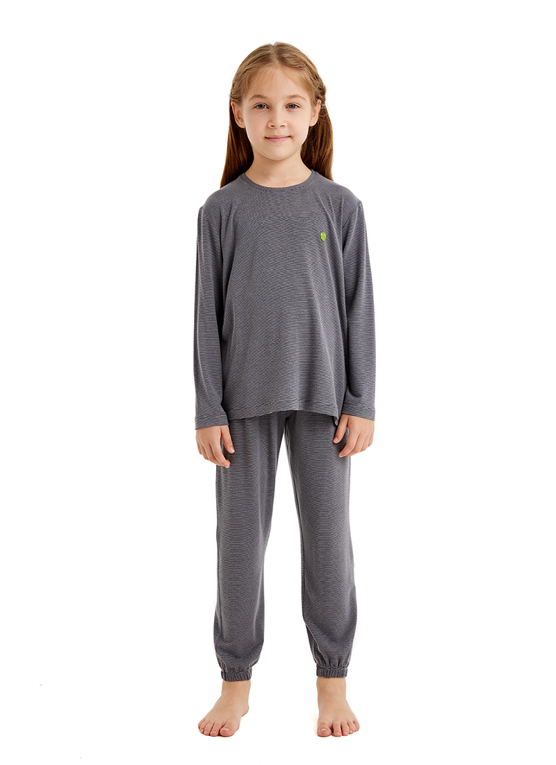 Çocuk Pijama Takımı 60514 - Gri - 3