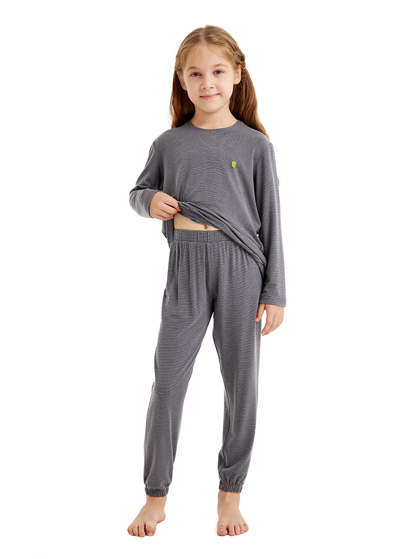 Çocuk Pijama Takımı 60514 - Gri - 5