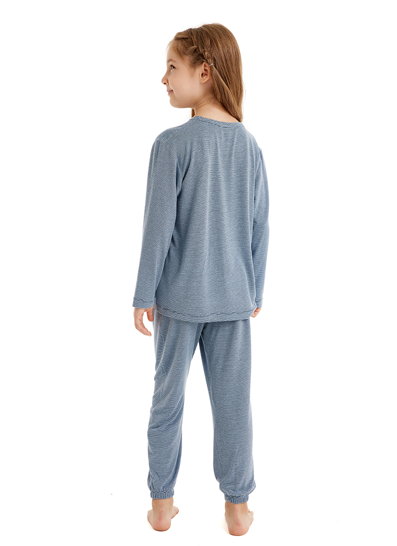 Çocuk Pijama Takımı 60514 - Mavi - 2