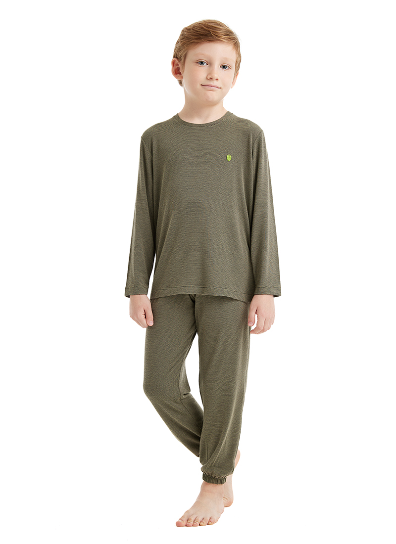 Çocuk Pijama Takımı 60514 - Yeşil - 1