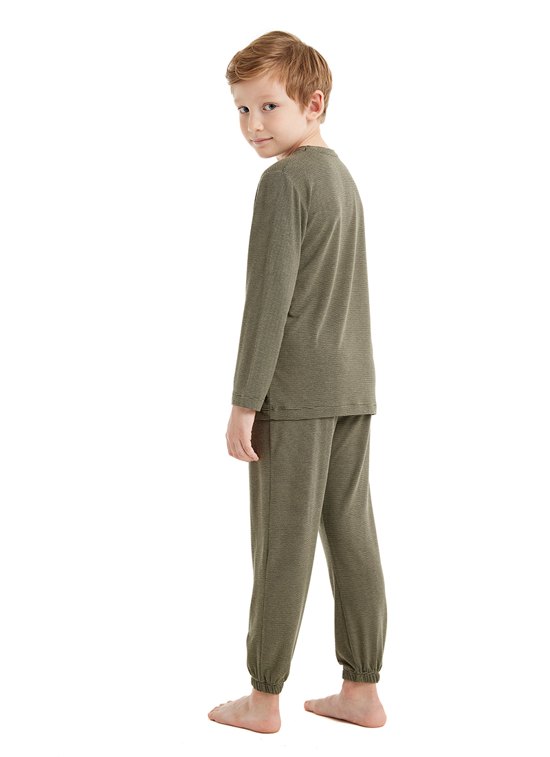 Çocuk Pijama Takımı 60514 - Yeşil - 2