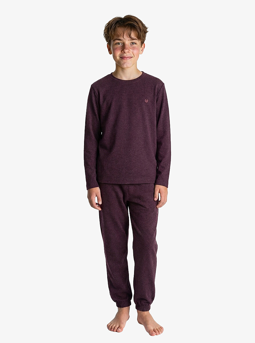 Çocuk Pijama Takımı 60698 - Mürdüm - 3