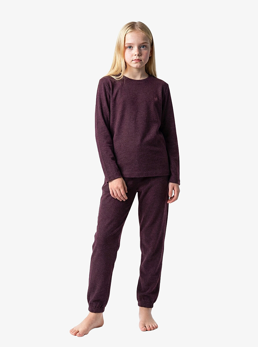 Çocuk Pijama Takımı 60698 - Mürdüm - 2