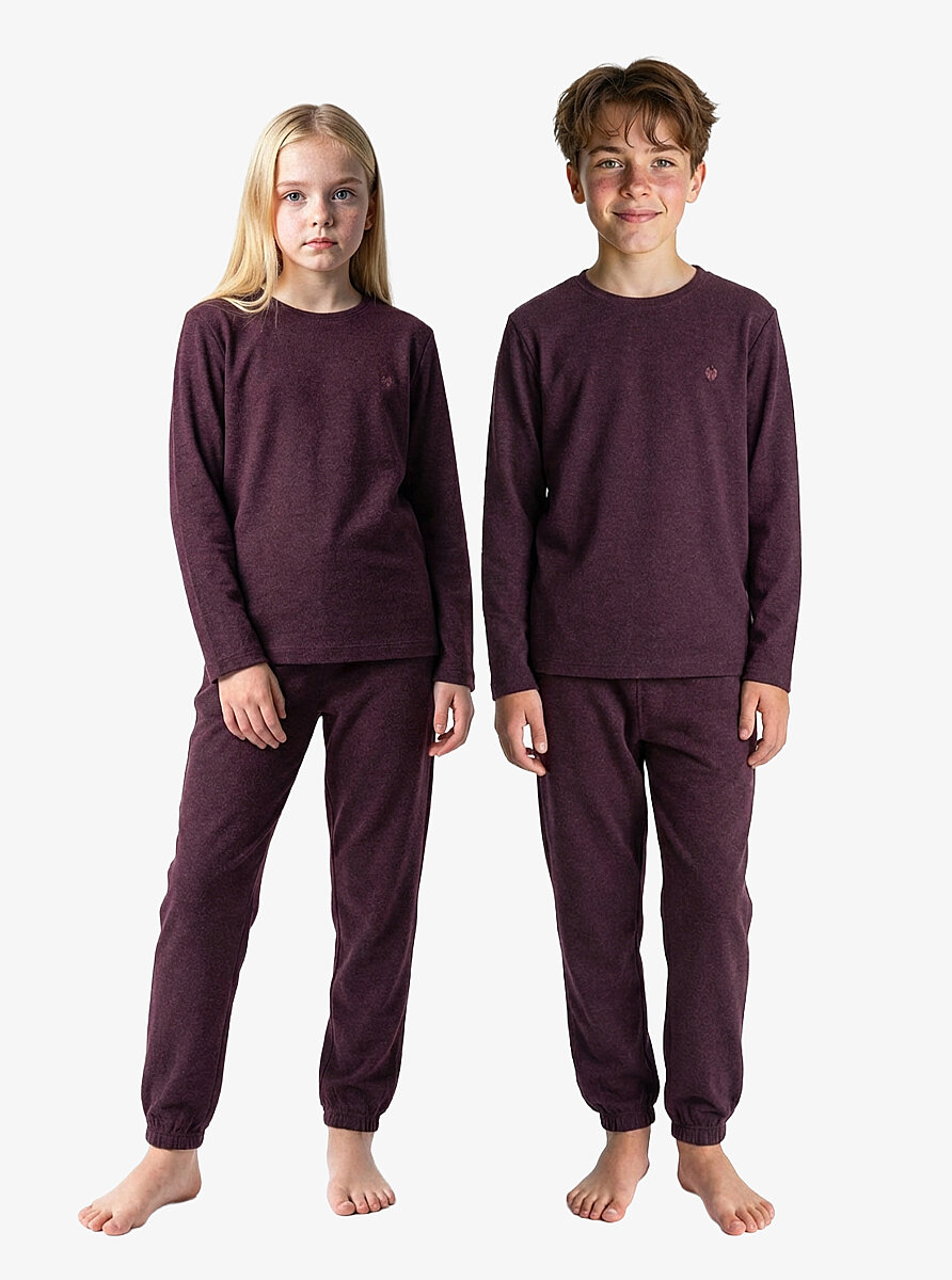 Çocuk Pijama Takımı 60698 - Mürdüm - 1