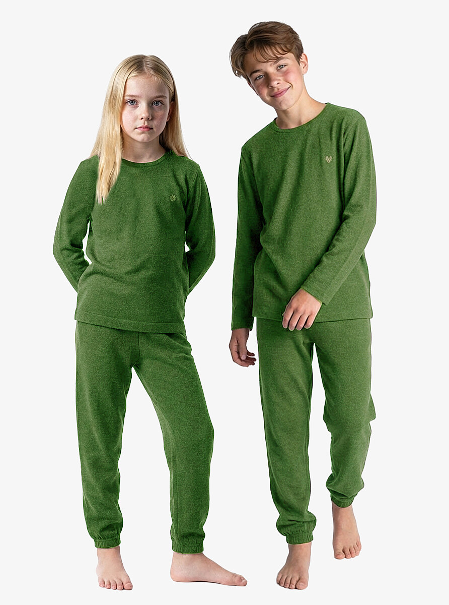 Çocuk Pijama Takımı 60698 - Yeşil - 1