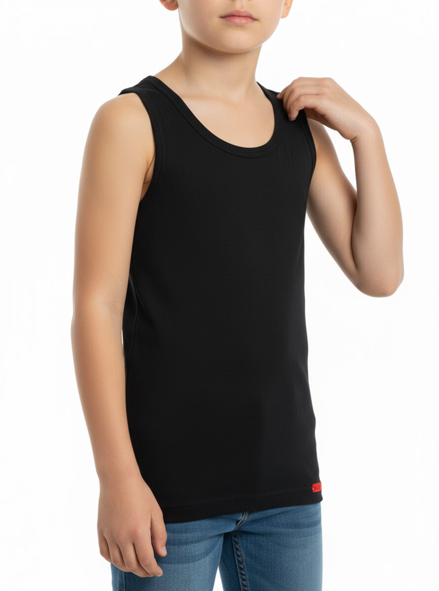 Çocuk Termal Atlet 2. Seviye İçlik 9264 - Siyah - Blackspade