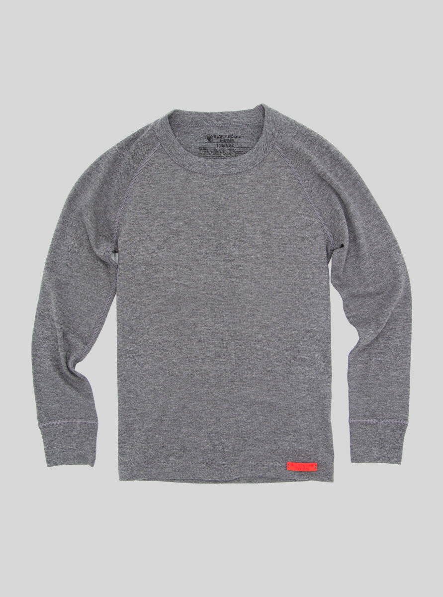 Çocuk Termal Tişört 2. Seviye 9265 - Gri Melanj - 1