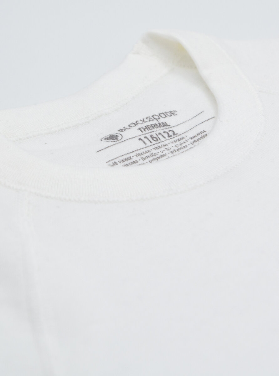 Çocuk Termal Tişört 2. Seviye 9267 - Beyaz - 2