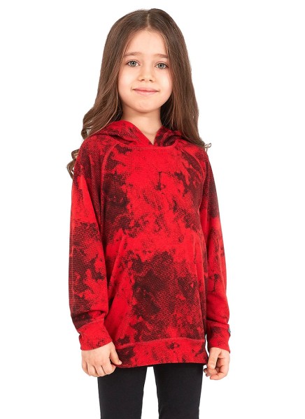 Çocuk Termal Sweatshirt 2. Seviye 5946 - Kırmızı Baskılı - 3