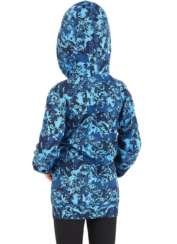 Çocuk Termal Sweatshirt 2. Seviye 5946 - Mavi Çizgi Desenli - 3