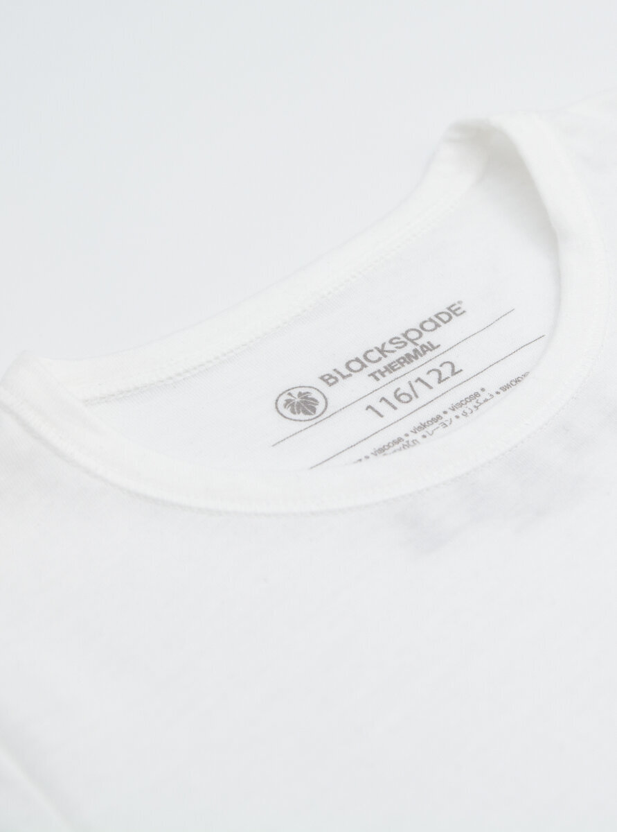 Çocuk Termal Tişört 1. Seviye 9299 - Beyaz - Blackspade (1)
