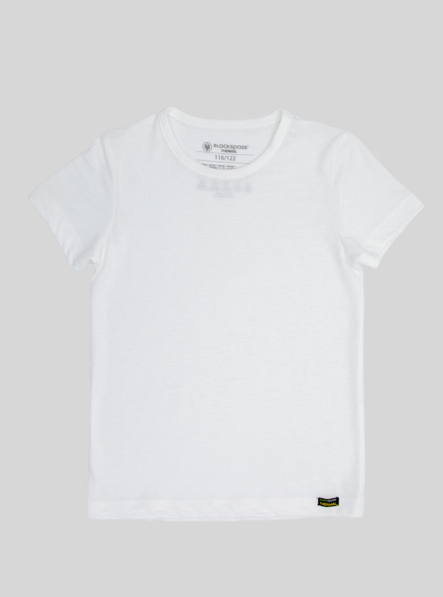 Çocuk Termal Tişört 1. Seviye 9299 - Beyaz - Blackspade