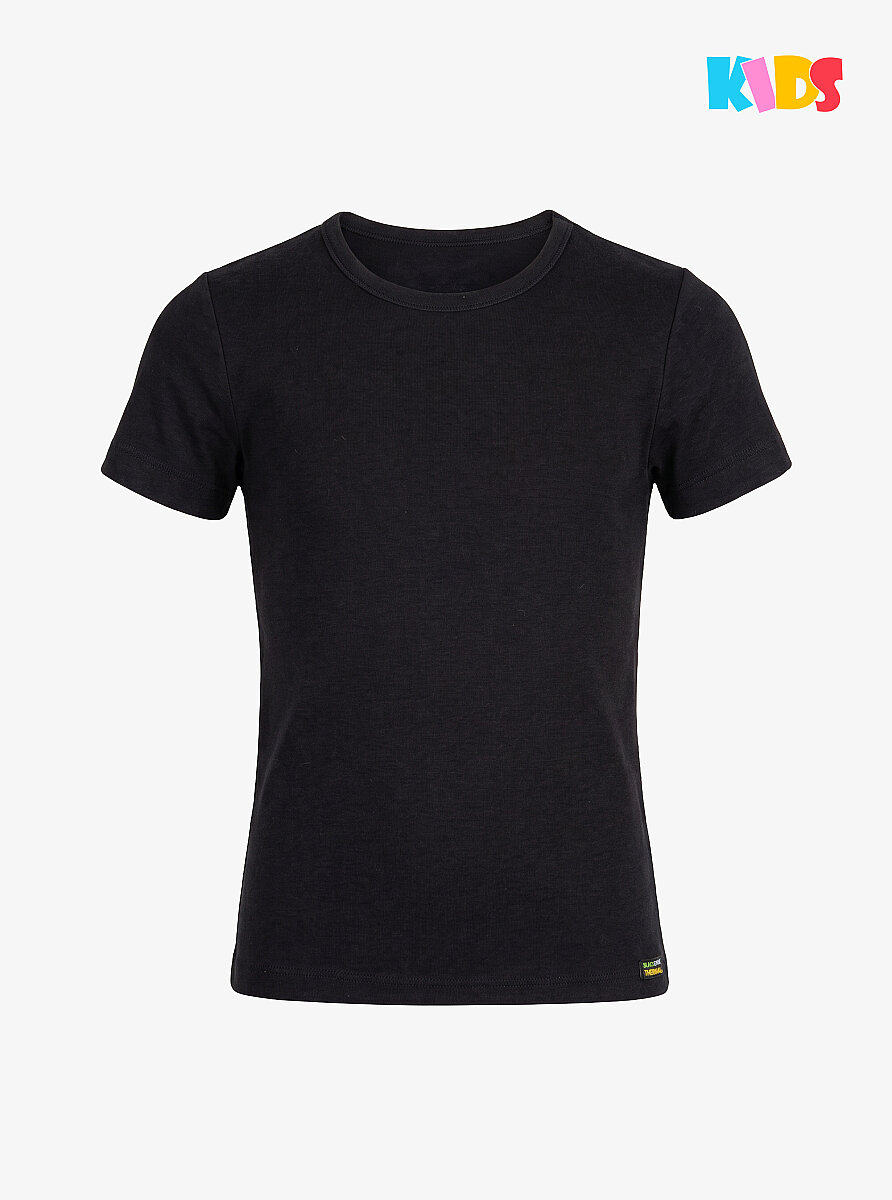 Çocuk Termal Tişört 1. Seviye 9299 - Siyah - Blackspade