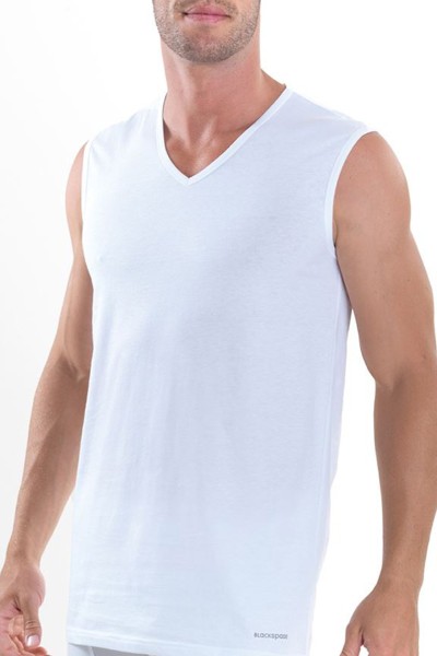 Erkek V-Yaka Shirt Comfort 9215 - Beyaz - 1