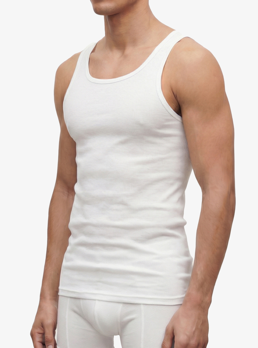 Erkek Atlet Kaşkorse 9341 - Beyaz - Blackspade (1)