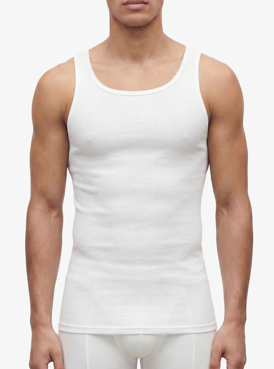 Erkek Atlet Kaşkorse 9341 - Beyaz - Blackspade