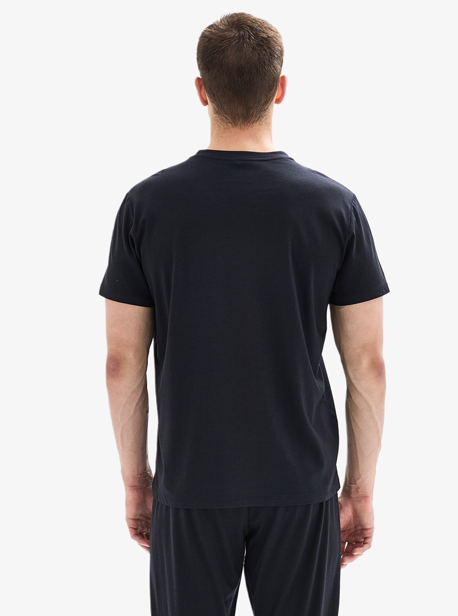 Erkek Pijama Takımı 40579 - Siyah - 5