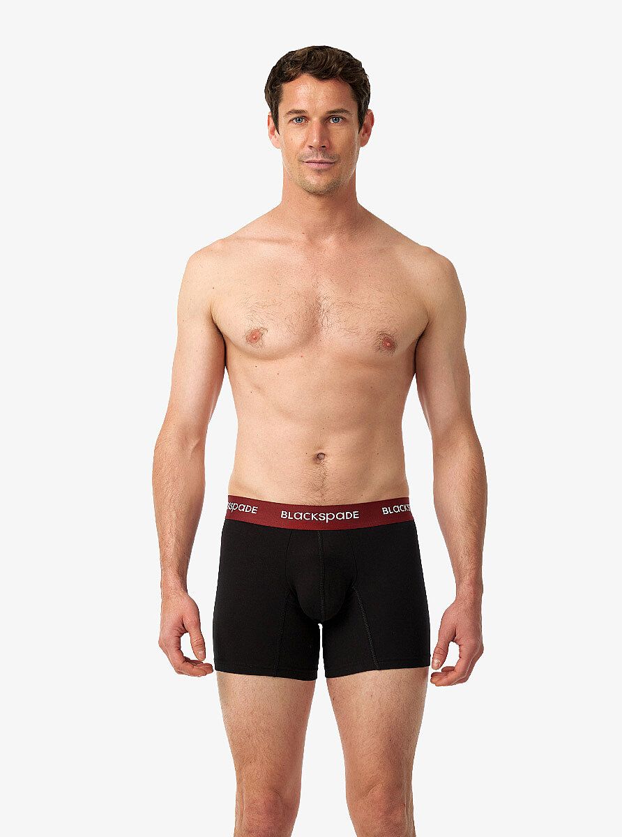 Erkek Boxer 2'li Paket Comfort 9618 - Gri Siyah - 4