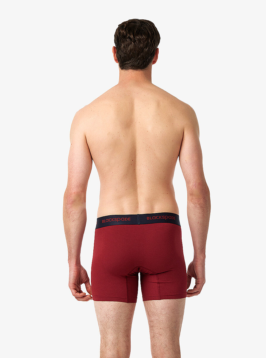 Erkek Boxer 2'li Paket Comfort 9618 - Lacivert Kırmızı - 7
