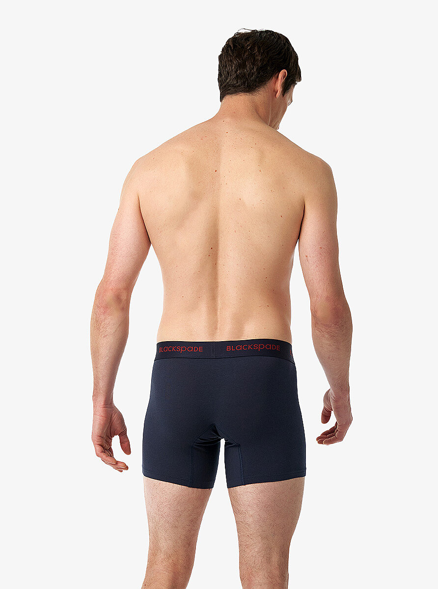 Erkek Boxer 2'li Paket Comfort 9618 - Lacivert Kırmızı - 9