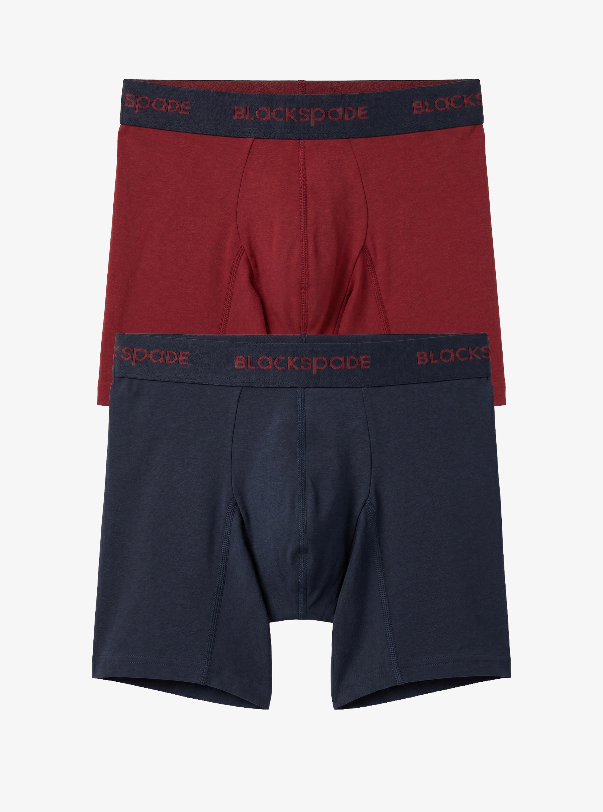 Erkek Boxer 2'li Paket Comfort 9618 - Lacivert Kırmızı