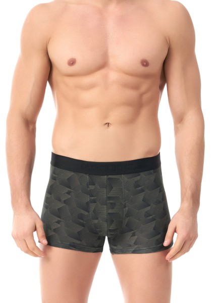 Erkek Pamuk Elastan Boxer 30802 - Yeşil - Blackspade