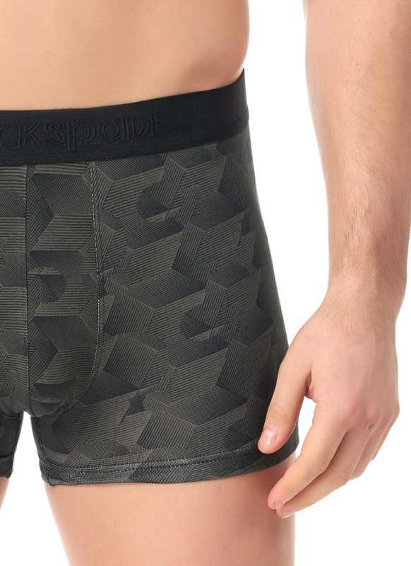 Erkek Pamuk Elastan Boxer 30802 - Yeşil - 2