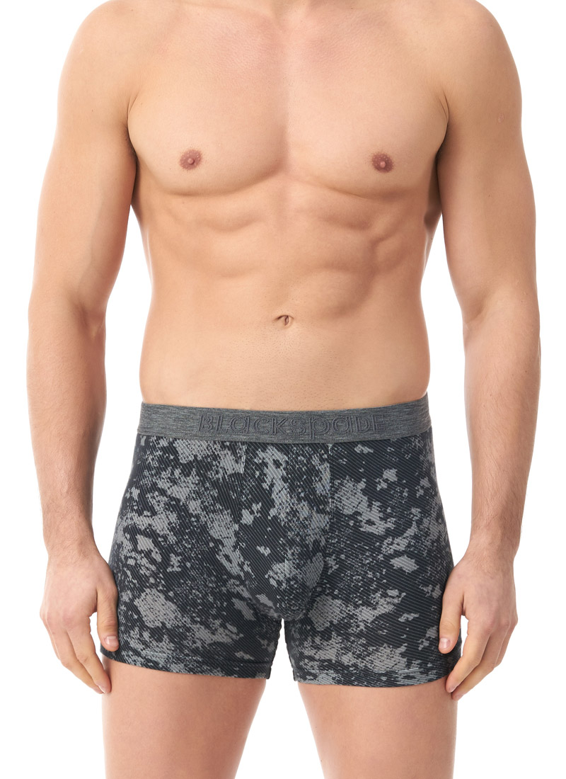 Erkek Pamuk Elastan Boxer 30804 - Gri