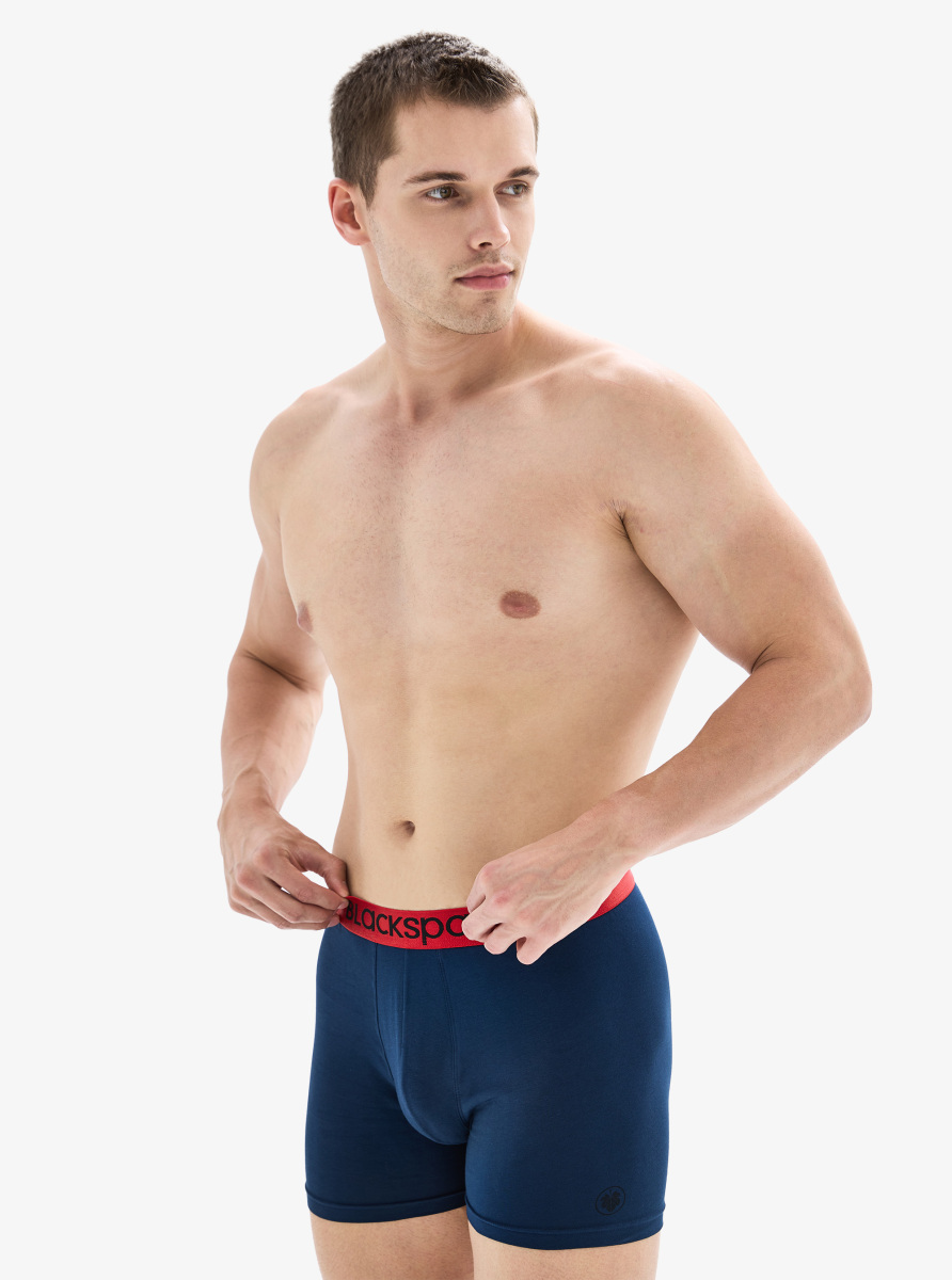 Erkek Boxer 3'lü Paket Modern Basics 9471 - Mavi - 4