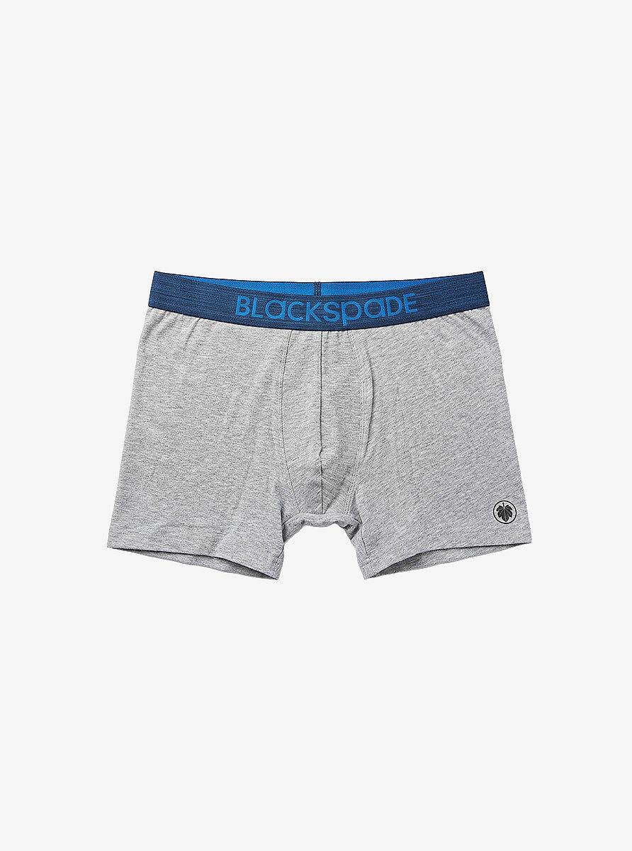 Erkek Boxer 3'lü Paket Modern Basics 9473 - Gri Lacivert Siyah - 7