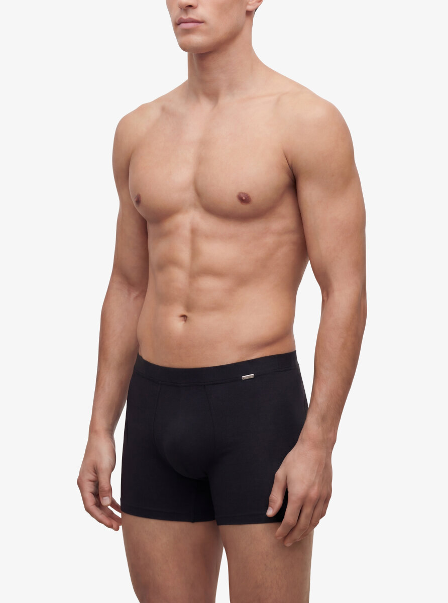 Erkek Modal Elastan Boxer Silver 9313 - Siyah - 2