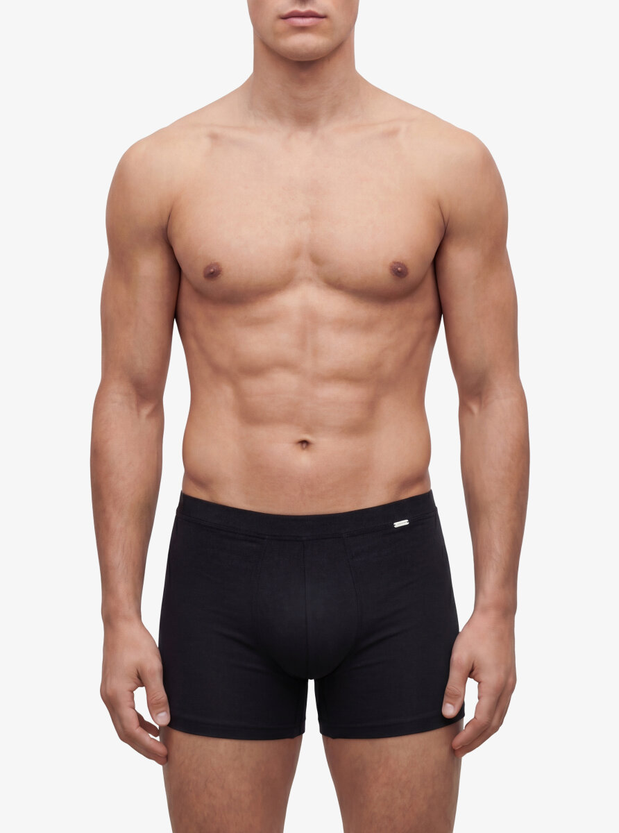 Erkek Modal Elastan Boxer Silver 9313 - Siyah - 1