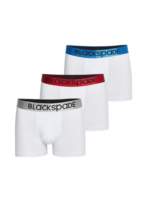 Erkek Boxer 3'lü Paket Modern Basics 9470 - Beyaz - 1