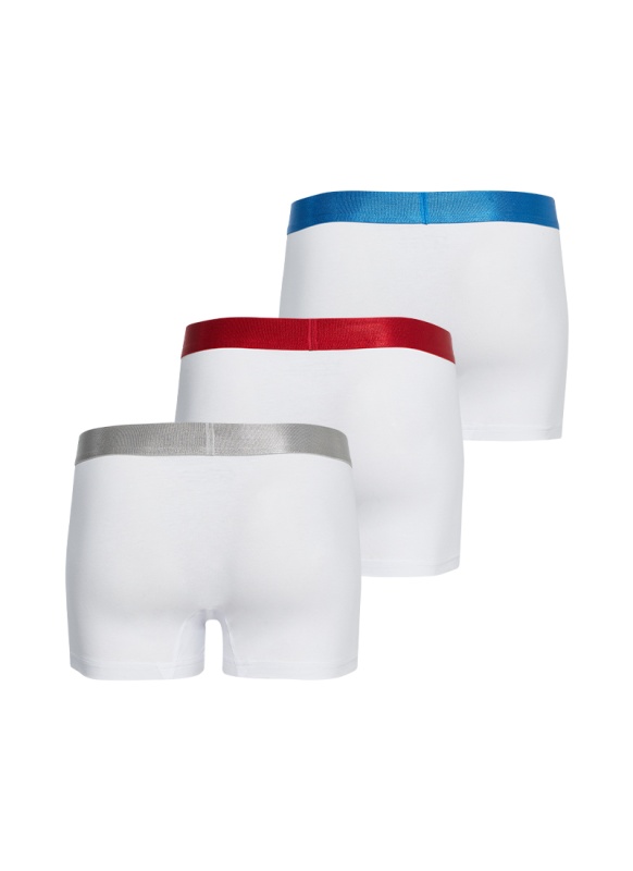 Erkek Boxer 3'lü Paket Modern Basics 9470 - Beyaz - 2