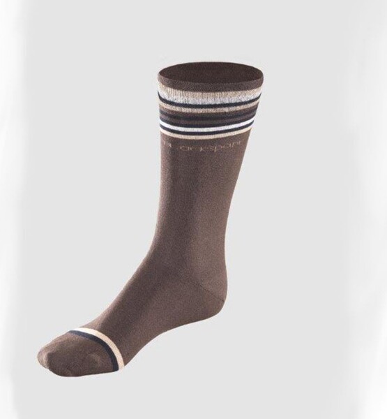 Erkek Classics Çorap 9931 - Kahverengi - 1