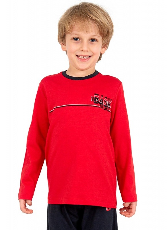 Erkek Çocuk Pijama Takımı 30737 - Kırmızı - 2