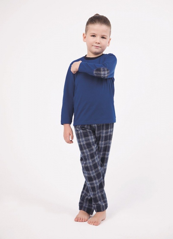 Erkek Çocuk Pijama Takımı - 30055 - Mavi - 1