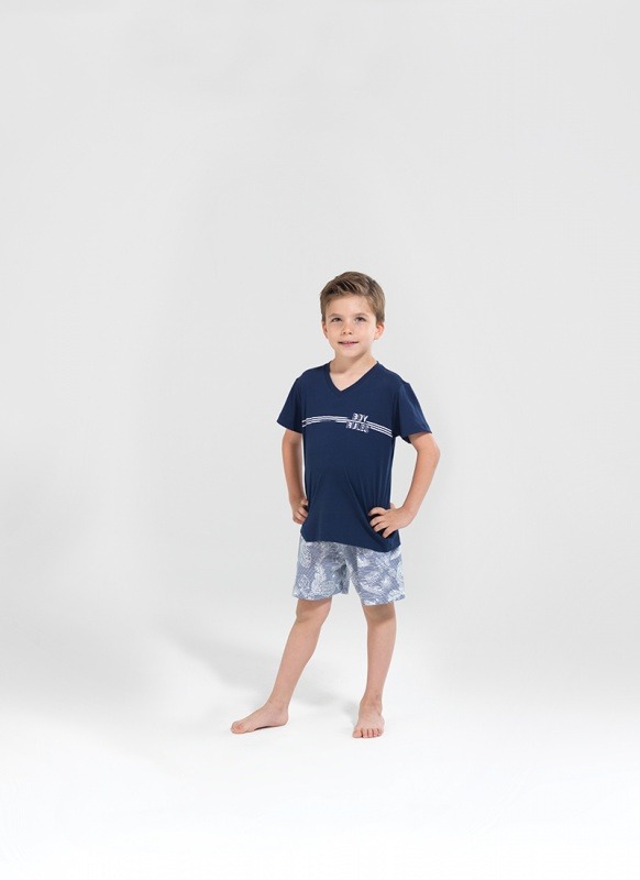 Erkek Çocuk Pijama Takımı 30108 - Lacivert - 1