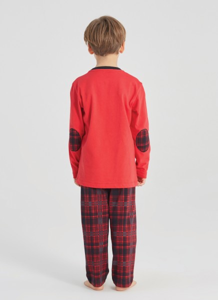 Erkek Çocuk Pijama Takımı 30404 - Kırmızı - 2