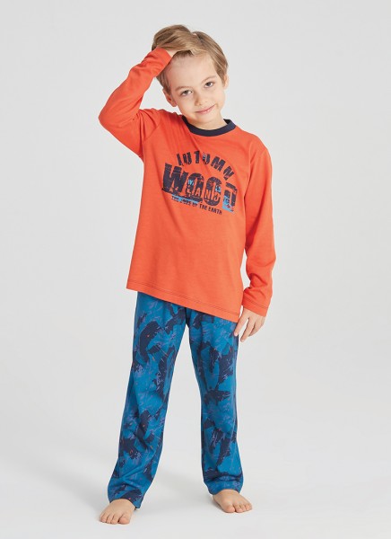 Erkek Çocuk Pijama Takımı 30407 - Kırmızı - 2