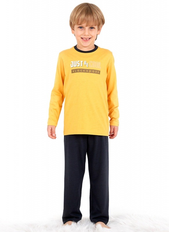 Erkek Çocuk Pijama Takımı 30741 - Sarı - 1