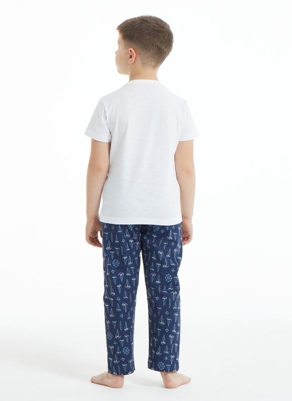 Erkek Çocuk Pijama Takımı 30839 - Beyaz - 3