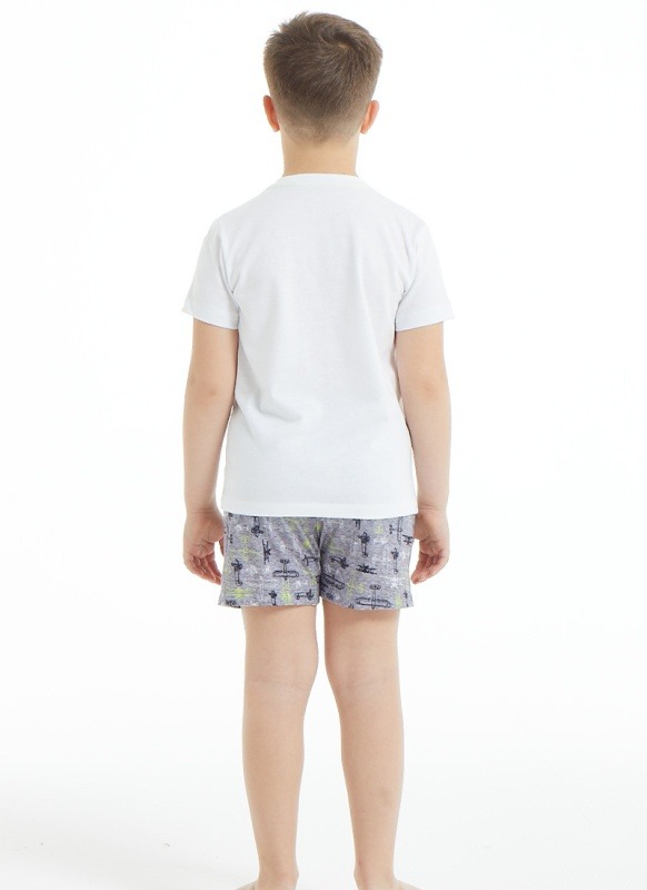 Erkek Çocuk Pijama Takımı 30883 - Beyaz - 2