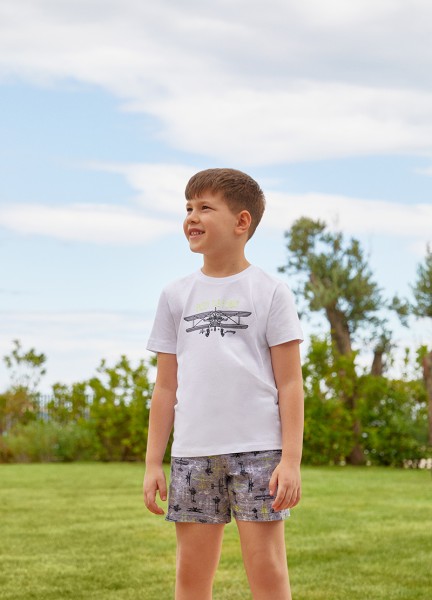 Erkek Çocuk Pijama Takımı 30883 - Beyaz - 6