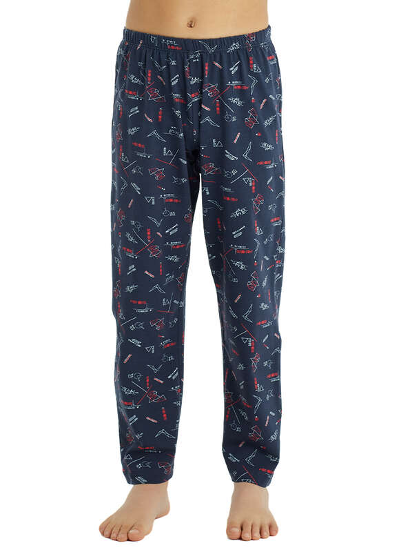 Erkek Çocuk Pijama Takımı 30949 - Gri - 4